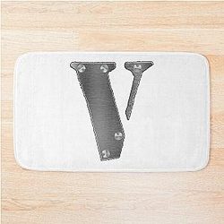 Vlone and silver screw , cool design for V Bath Mat