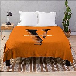Live Vlone Die Vlone Throw Blanket