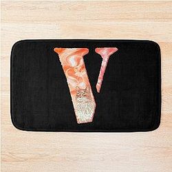Vlone with beautiful cat , cool design for V Bath Mat