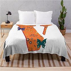Vlone Angles with Butterflies Throw Blanket