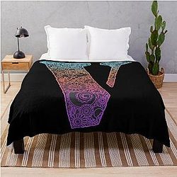 Vlone and floral motifs , cool V Throw Blanket