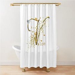 Vlone t-shirt for women Shower Curtain
