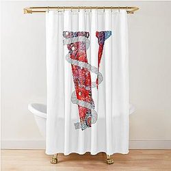 Vlone Angles - fun design Shower Curtain