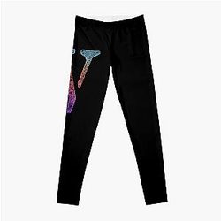 Vlone and floral motifs , cool V Leggings