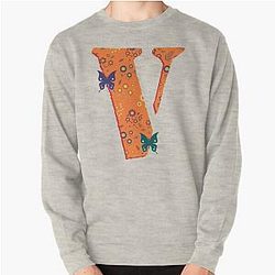 Vlone Angles with Butterflies Pullover Sweatshirt
