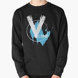 Vlone Grunge T-shirt essentiel V  logo shirt  Pullover Sweatshirt