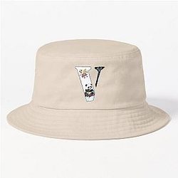 Vlone with beautiful panda , cute design for V Bucket Hat