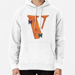 Vlone Angles with Butterflies Pullover Hoodie