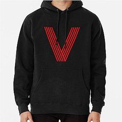 vermelho V vlone Capuchinho Pullover
