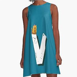 Vlone World 2021 Limited Edition Essential T-Shirt A-Line Dress