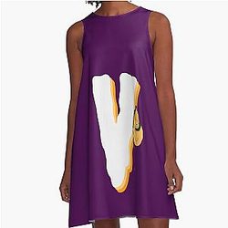Vlone World 2021 Limited Edition Essential T-Shirt A-Line Dress