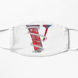 Vlone Angles - fun design Flat Mask