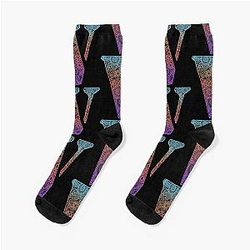 Vlone and floral motifs , cool V Socks
