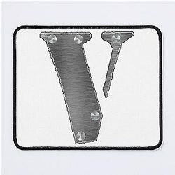 Vlone and silver screw , cool design for V Mouse Pad