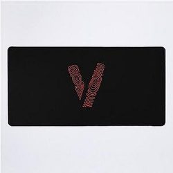 vlone pop smoke red color Desk Mat