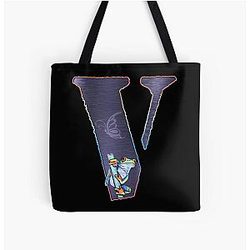 Vlone with beautiful frog , cute design for V All Over Print Tote Bag