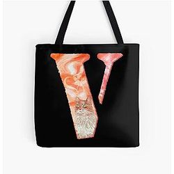 Vlone with beautiful cat , cool design for V All Over Print Tote Bag