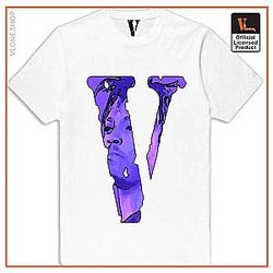 Vlone T-Shirts - Juice Wrld X Vlone Legends Never Die T-Shirt Front VL2409