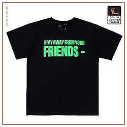 Vlone T-Shirts - Vlone Stay Away From Your Friends T Shirt VL2409