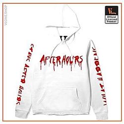 Vlone Hoodies - The Weeknd x Vlone After Hours Blood Drip Hoodie VL2409