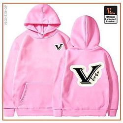 Vlone Hoodies - Vlone Text V All Colors Logo Hoodie VL2409