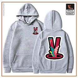 Vlone Hoodies - Vlone Circle Print V Hoodie VL2409