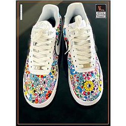 Vlone Shoes - Vlone Custom Nike Air Force Graffiti Shoes VL2409