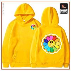 Vlone Hoodies - Vlone Sunflower Murakami Takashi Hoodie VL2409