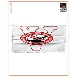 Vlone Face Masks - VLONE X Pop Smoke Stop Snitching Face Mask VL2409