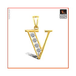 Vlone Necklaces - VLONE V Letter Pendant Necklace VL2409