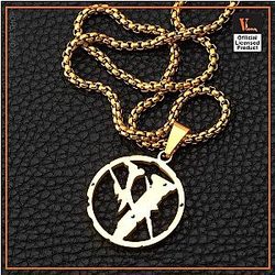 Vlone Necklaces - VLONE Lightning Joint Titanium Steel Necklace VL2409