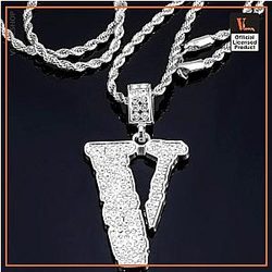 Vlone Necklaces - VLONE Chain (Silver) VL2409