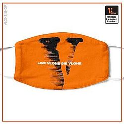 Vlone Face Masks - VLONE Orange Face Masks VL2409