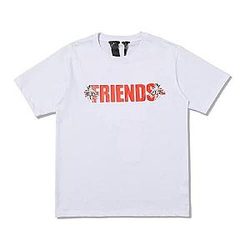 Vlone T-shirts - Vlone Short-sleeved Tee Streetwear Printing T-shirt