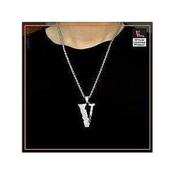 Vlone Necklaces - VLONE Iced Out Necklace Women's Fashion VL2409