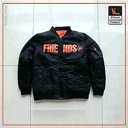Vlone Jackets - VLONE Friends Bomber Jacket VL2409
