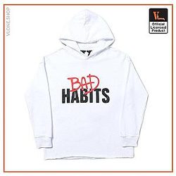 Vlone Hoodies - VLONE Bad Habits Harajuku Hoodie VL2409