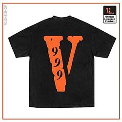 Vlone T-Shirts - Juice WRLD X VLONE 999 V Logo T-Shirt?? VL2409