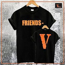 Vlone T-Shirts - VLONE Friends Print T-Shirt VL2409