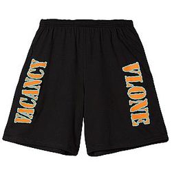 Vlone Shorts - Vlone x No Vacancy Inn OG Shorts - Black VL2309