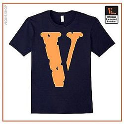 Vlone T-Shirts - Men's Vlone Shirt Large Navy VL2409