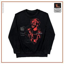 Vlone Sweatshirts - Corpse Husband Miss You! Crewneck Sweatshirt - Black VL2309