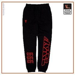 Vlone Pants &amp; Joggers - Vlone x Juice WRLD 999 Joggers - Black VL2309