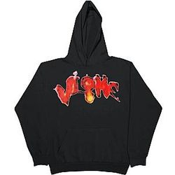 Vlone Hoodies - Vlone Halloween Flaming Pumpkin Hoodie - Black VL2309