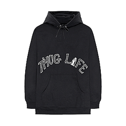 Vlone Hoodies - Vlone x Tupac Thug Life Tattoo Black Hoodie VL2309