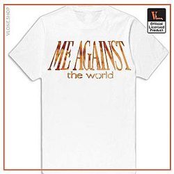 Vlone T-Shirts - Vlone x Tupac ME AGAINST the world White T-Shirt VL2309