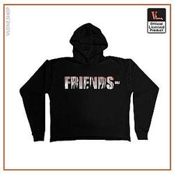 Vlone Hoodies - VLONE Friends Scissors Hoodie - Black VL2309