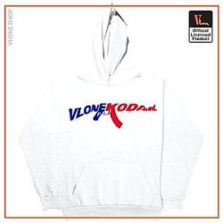 Vlone Hoodies - Kodak Black x Vlone 47 White Hoodie VL2309