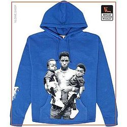 Vlone Hoodies - YoungBoy NBA x Vlone Kacey Talk Hoodie VL2309
