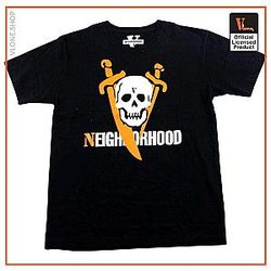 Vlone T-Shirts - Vlone x Neighborhood Skull Logo T-Shirt VL2409